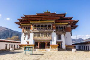 Gangtey monastery Bhuutan